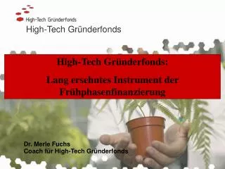 high tech gr nderfonds