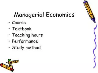 managerial economics