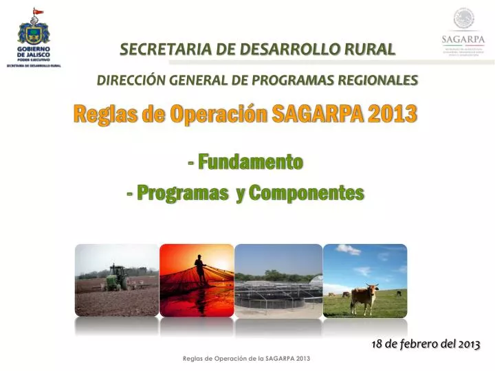 secretaria de desarrollo rural direcci n general de programas regionales