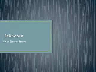 e ekhoorn