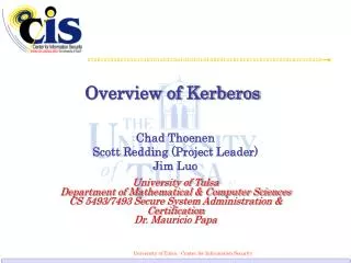 Overview of Kerberos