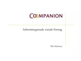 arbetsintegrerade socialt f retag p r olofsson