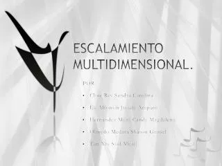 escalamiento multidimensional