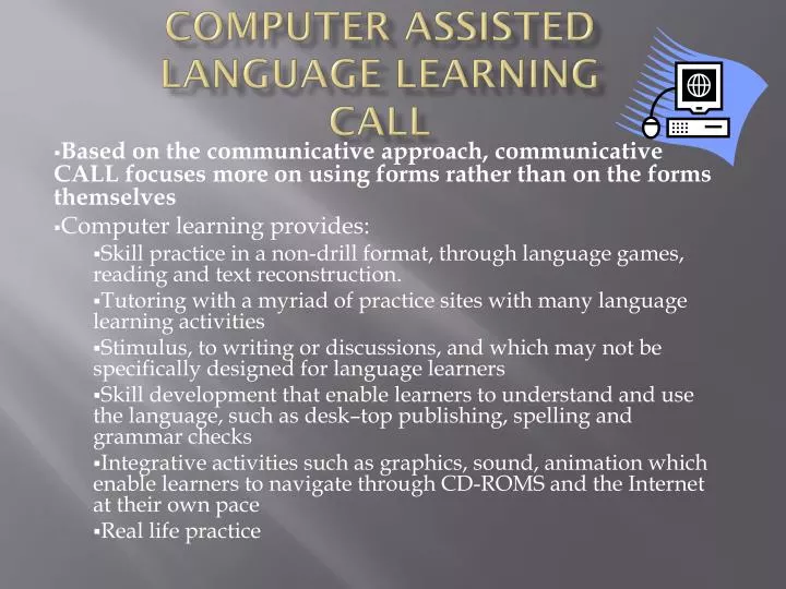 computer assisted language learning call