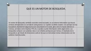 que es un motor de b squeda
