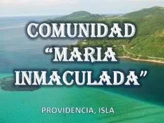comunidad maria inmaculada