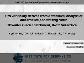 Firn variability derived from a statistical analysis of airborne ice penetrating radar