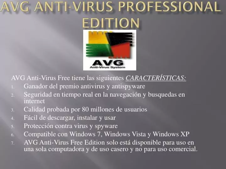 avg anti virus professional edition