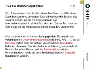 7 3 1 ein modellierungsbeispiel 1 9