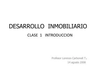 desarrollo inmobiliario