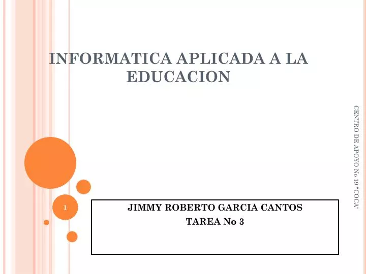informatica aplicada a la educacion