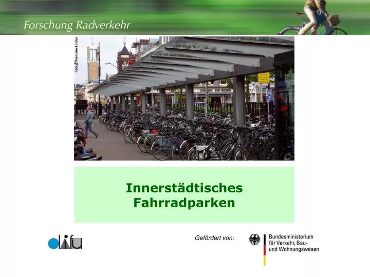 innerst dtisches fahrradparken