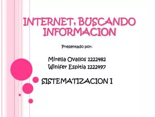 internet buscando informacion
