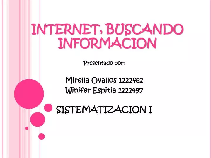 internet buscando informacion