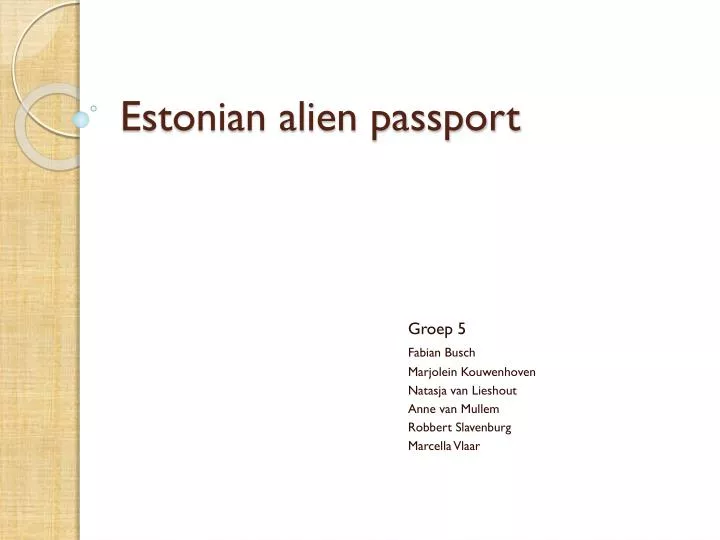 estonian alien passport
