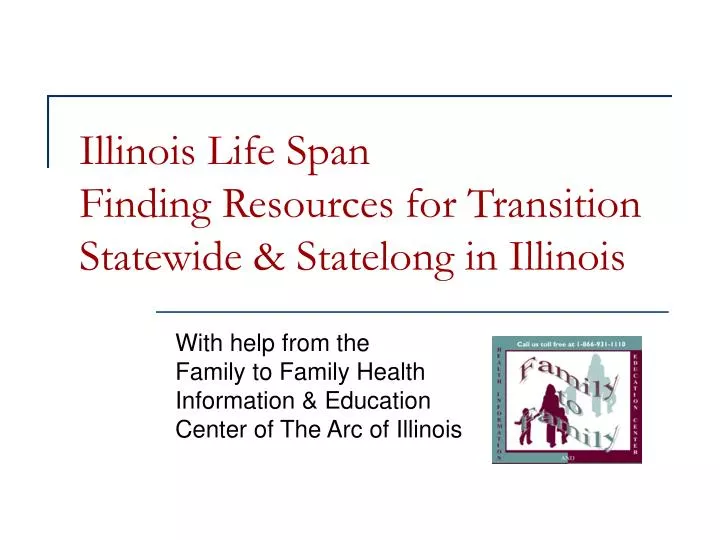 illinois life span finding resources for transition statewide statelong in illinois