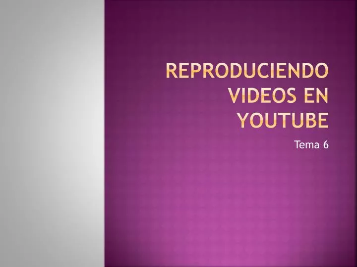 reproduciendo videos en youtube