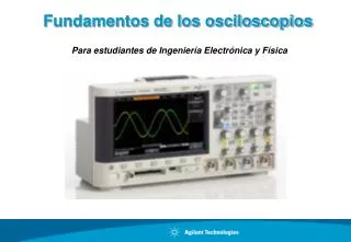 fundamentos de los osciloscopios