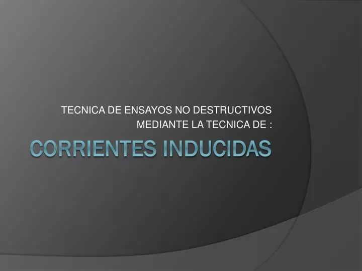 tecnica de ensayos no destructivos mediante la tecnica de