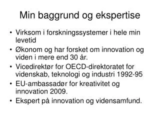 min baggrund og ekspertise