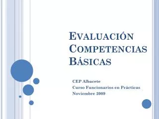 evaluaci n c ompetencias b sicas