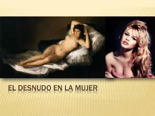 el desnudo en la mujer