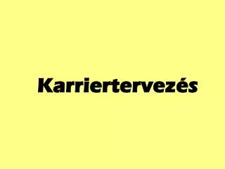 karriertervez s