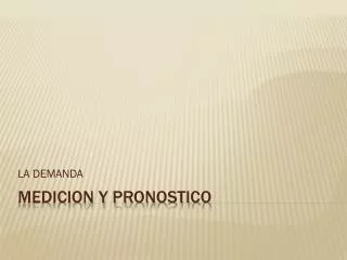 la demanda