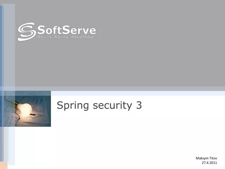 spring security 3