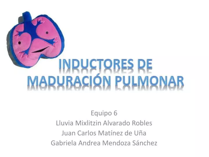 inductores de maduraci n pulmonar