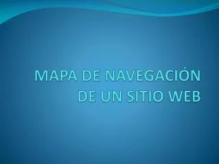 mapa de navegaci n de un sitio web
