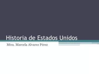 historia de estados unidos