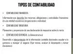 TIPOS DE CONTABILIDAD - slide 1