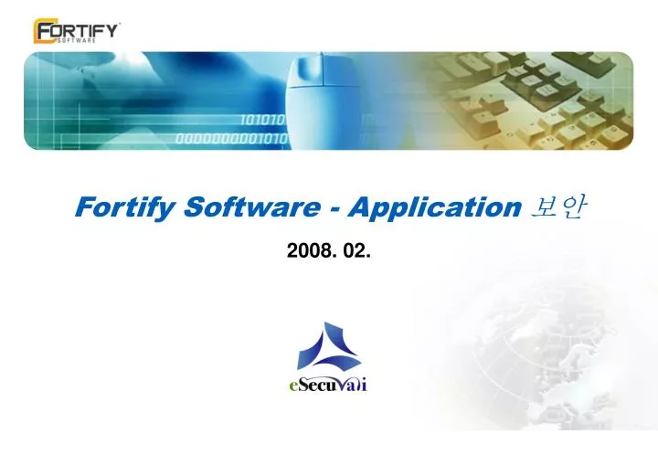 fortify s oftware application