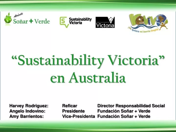 sustainability victoria en australia