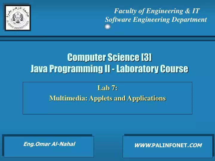 computer science 3 java programming ii laboratory course