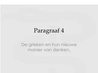 paragraaf 4