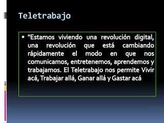 teletrabajo