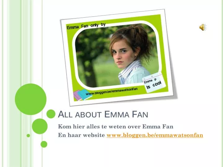 all about emma fan