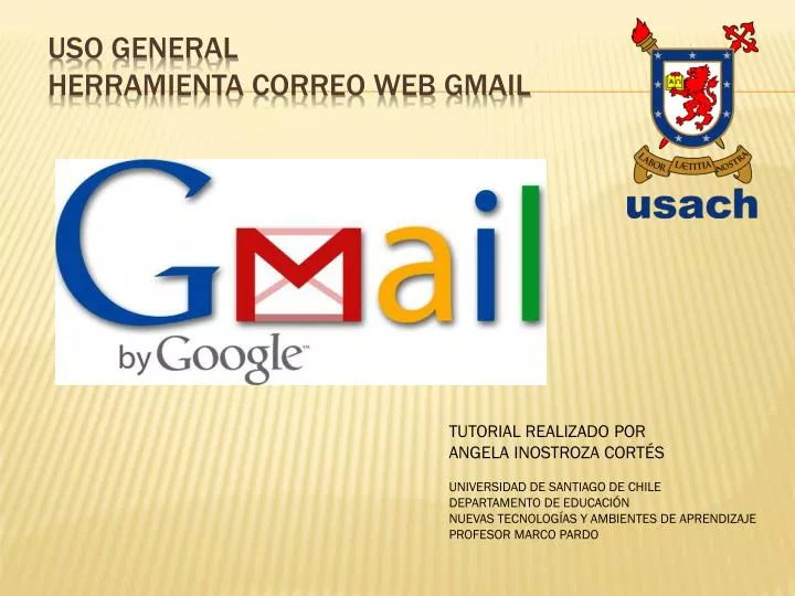 uso general herramienta correo web gmail