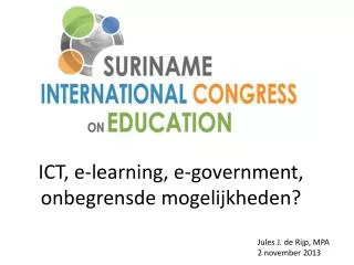ict e learning e government onbegrensde mogelijkheden