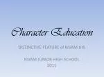Character Education - slide 1