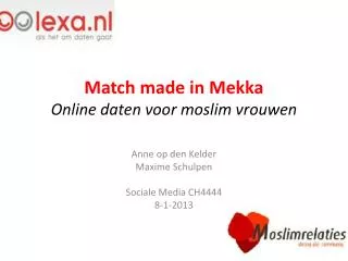 match made in mekka online daten voor moslim vrouwen