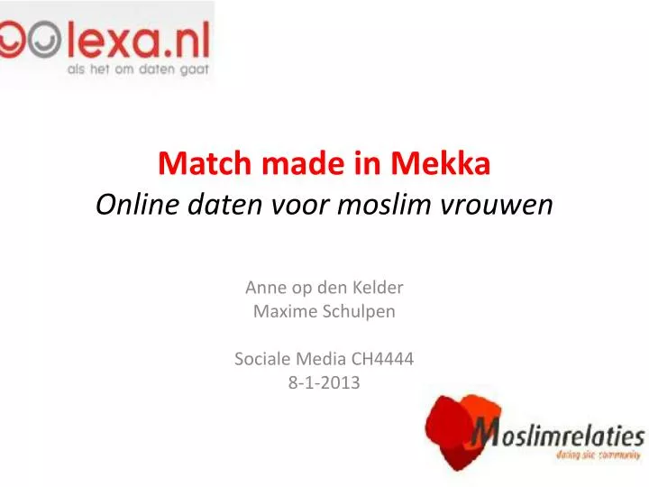 match made in mekka online daten voor moslim vrouwen