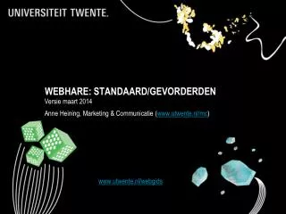 webhare standaard gevorderden