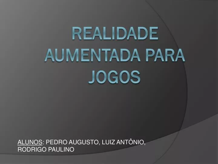 alunos pedro augusto luiz ant nio rodrigo paulino