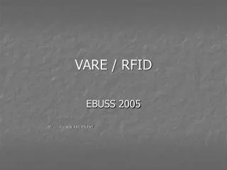 vare rfid