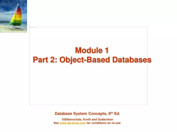 module 1 part 2 object based databases