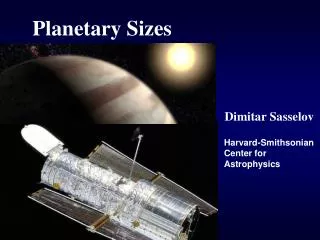 Planetary Sizes