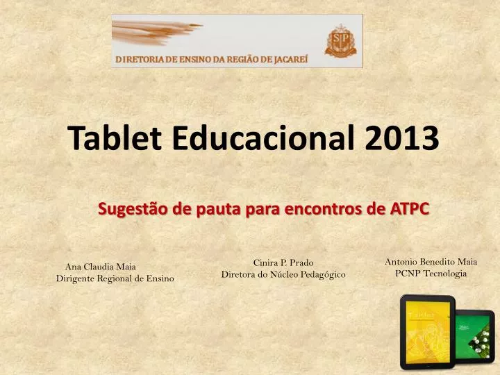 tablet educacional 2013